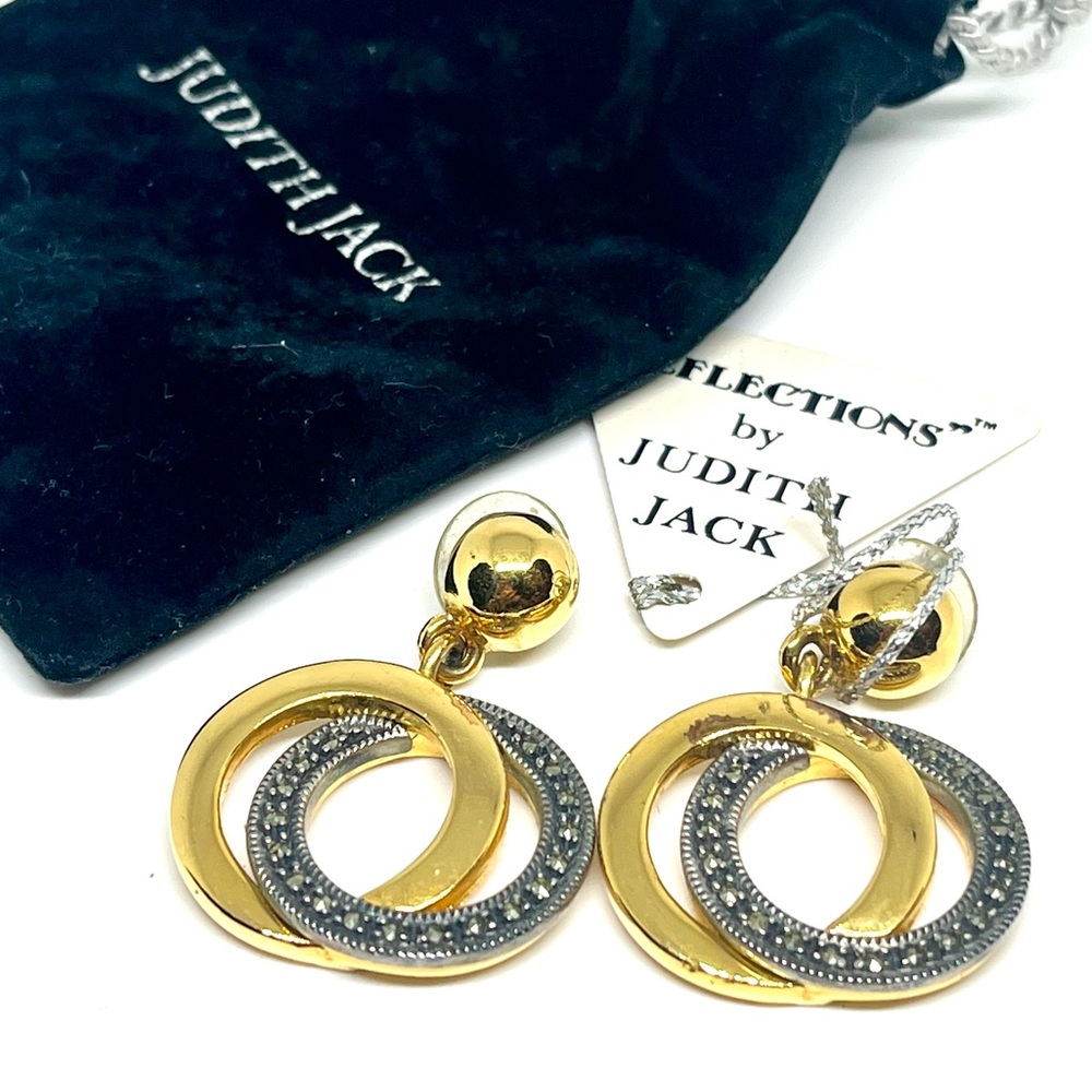 Judith Jack Reflrctions Earrings Nwt